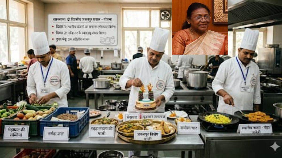 राष्ट्रपति द्रौपदी मुर्मु और उनकी बेटी की भोजन व्यवस्था रहेगी खास, साथ आएंगे तीन विशेष खानसामा