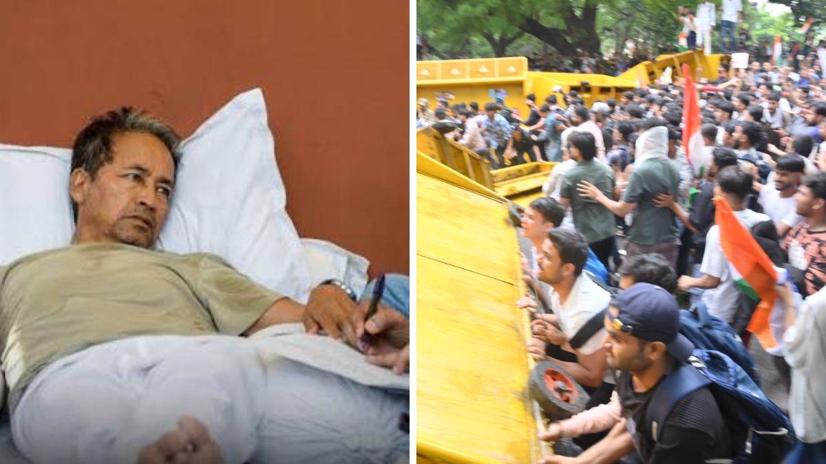 दिल्ली में CJP का प्रदर्शन तेज, सोनम वांगचुक ने मार्च में शामिल होने की मांगी अनुमति; अमित शाह से मिले धर्मेंद्र प्रधान