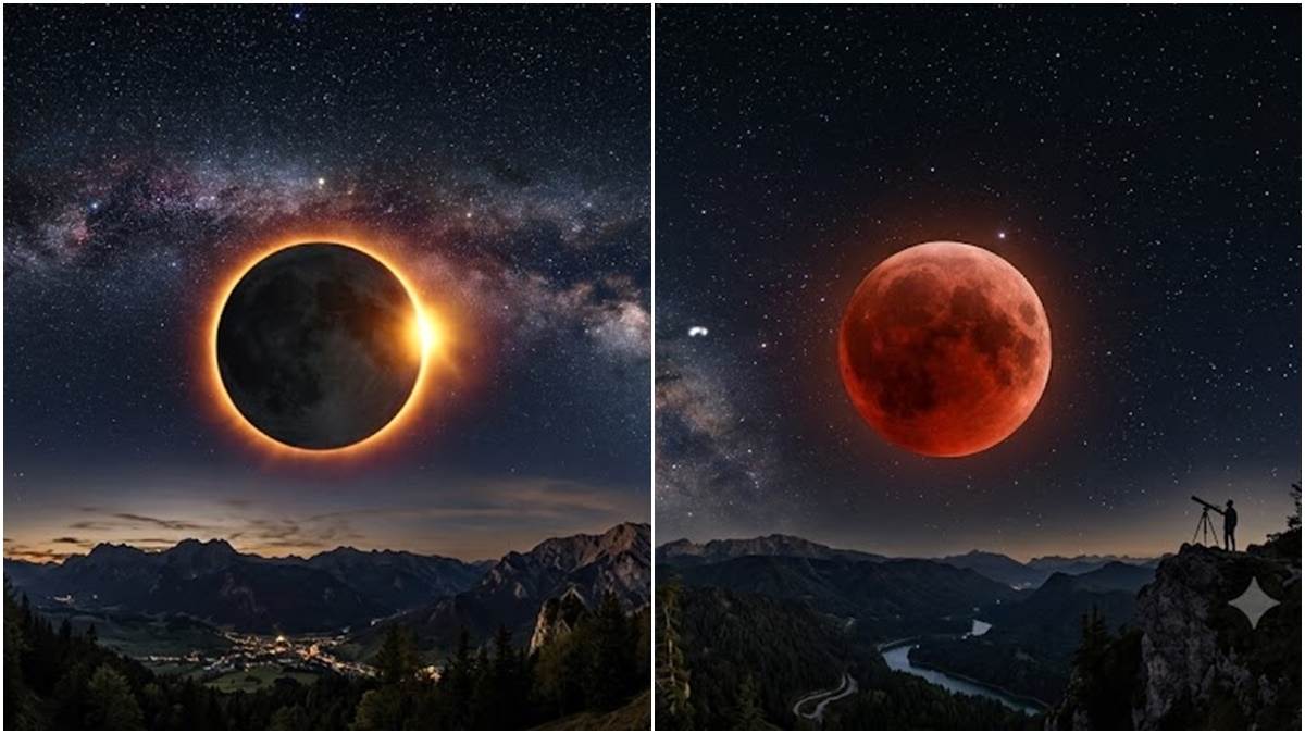 एक ही पक्ष में दो ग्रहण का दुर्लभ योग : हरियाली अमावस्या पर सूर्य ग्रहण और रक्षाबंधन पर चंद्र ग्रहण एक ही पक्ष में दो ग्रहण का दुर्लभ योग : हरियाली अमावस्या पर सूर्य ग्रहण और रक्षाबंधन पर चंद्र ग्रहण