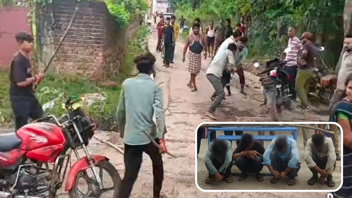 बिजली कर्मचारी और बेटे पर लाठी-डंडों से जानलेवा हमला, वीडियो वायरल होने पर 4...