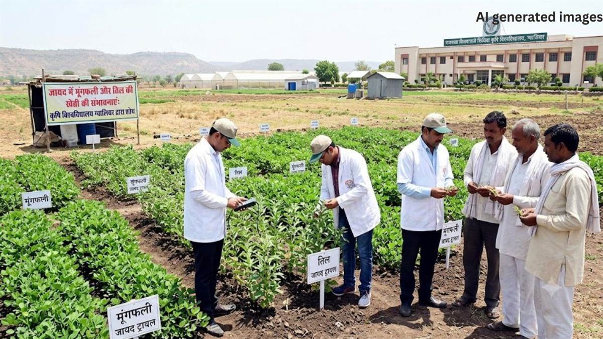 जायद में मूंगफली और तिल की खेती की संभावनाएं तलाशेगा कृषि विश्वविद्यालय ग्वालियर, किसानों की बढ़ेगी अतिरिक्त आय