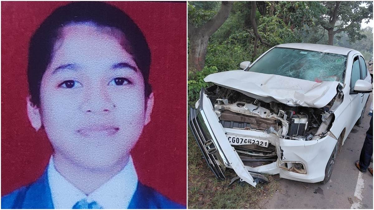 भिलाई में जवाहर उद्यान के पास कार और स्कूटी में टक्कर, एक युवती की मौत; युवक हुआ घायल