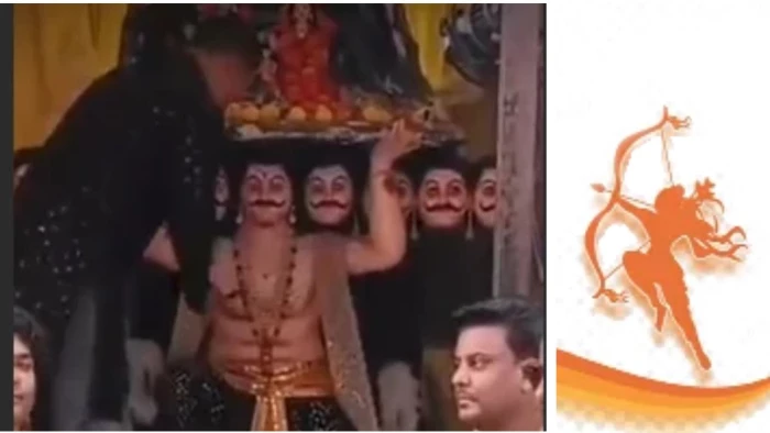 जबलपुर के पाटन में नामदेव परिवार दशहरे पर करता है लंकेश की पूजा, बेटा निभा रहा अनोखी परंपरा