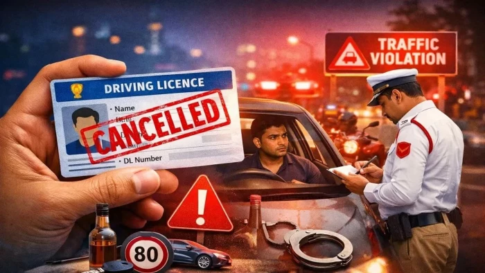 एमपी में 1,812 लोगों के ड्राइविंग लाइसेंस होंगे निलंबित, हेलमेट और सीट बेल्ट नहीं लगाने वालों से वसूला ₹1.85 करोड़ जुर्माना