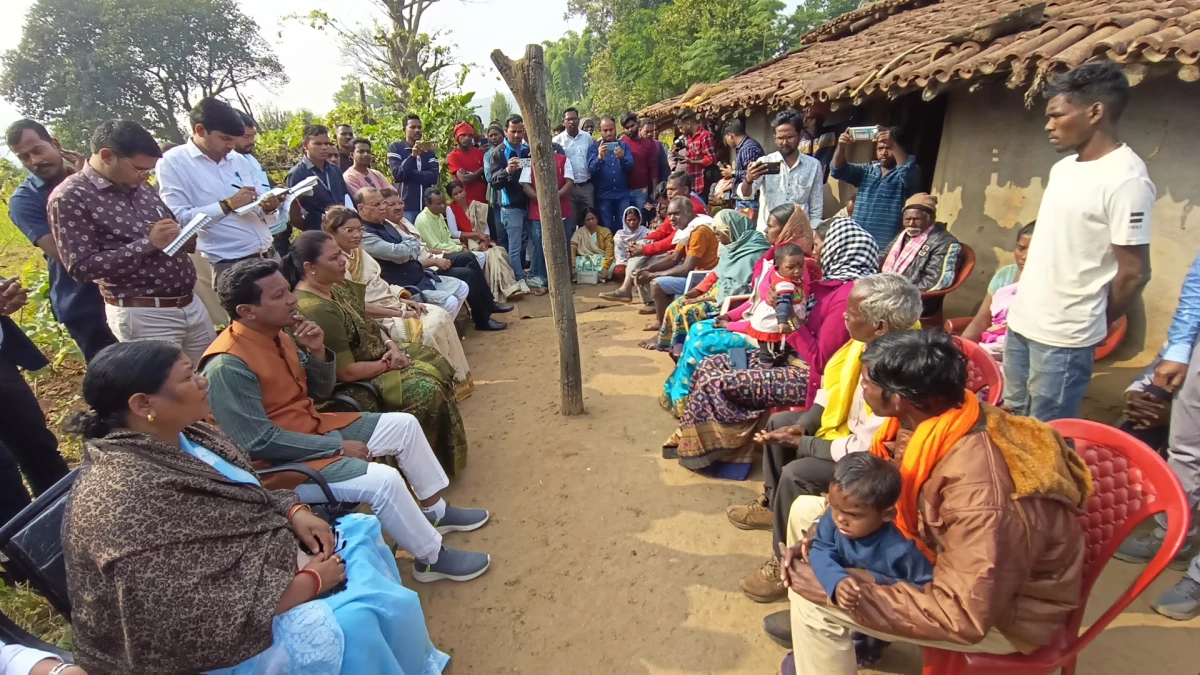 मतांतरण मामले की जांच के लिए भाजपा की जांच टीम पहुंची कोरकोटोली