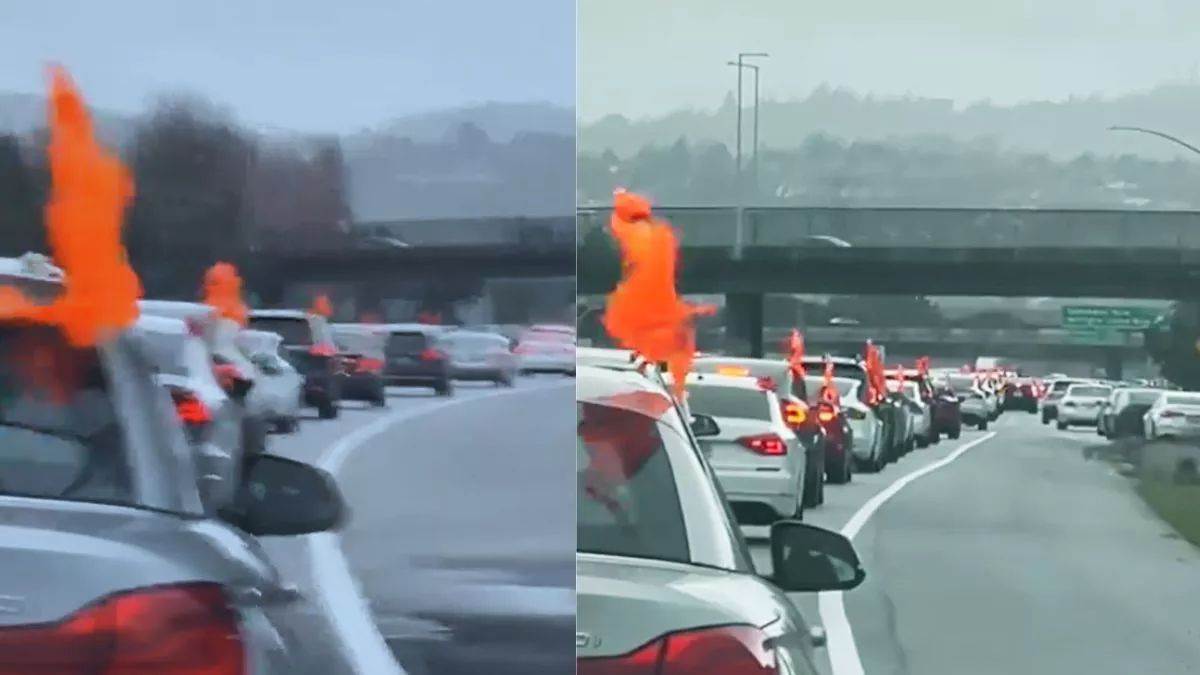 Ram Mandir: कैलिफोर्निया में भी प्राण प्रतिष्ठा को लेकर उत्साह, राम भक्तों ने किया कार रैली का आयोजन