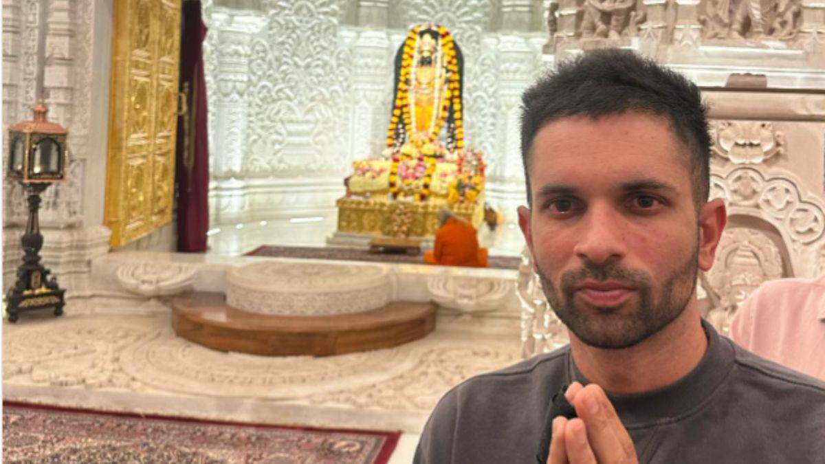 रामलला के दर्शन करने पहुंचे लखनऊ सुपर जाइंट्स के दक्षिण अफ्रीकी खिलाड़ी केशव महराज, शेयर की फोटो