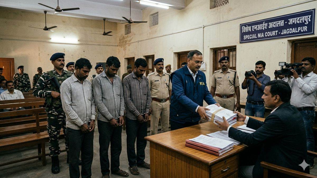 बीजापुर के CRPF कैंप पर हमले में बड़ा खुलासा, तीन गिरफ्तार माओवादियों के खिलाफ कोर्ट में पेश की चार्जशीट