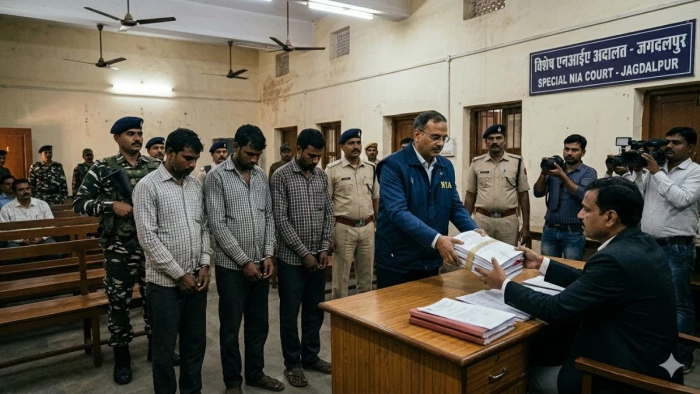 बीजापुर के CRPF कैंप पर हमले में बड़ा खुलासा, तीन गिरफ्तार माओवादियों के खिलाफ कोर्ट में पेश की चार्जशीट