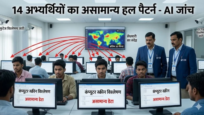 भोपाल में हाईटेक सुरक्षा के बाद भी परीक्षा में सेंध, आबकारी के बाद अब पुलिस आरक्षक भर्ती में भी गड़बड़ी