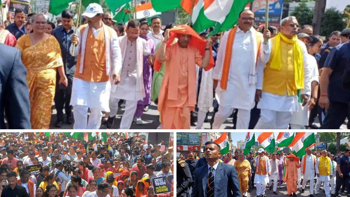 लखनऊ में महिला आरक्षण को लेकर भाजपा की जन आक्रोश रैली, CM योगी के साथ हजारों महिलाएं सड़कों पर उतरीं