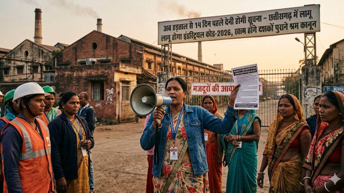 अब हड़ताल से 14 दिन पहले देनी होगी सूचना, छत्तीसगढ़ में लागू होगा इंडस्ट्रियल कोड-2026, खत्म होंगे दशकों पुराने श्रम कानून