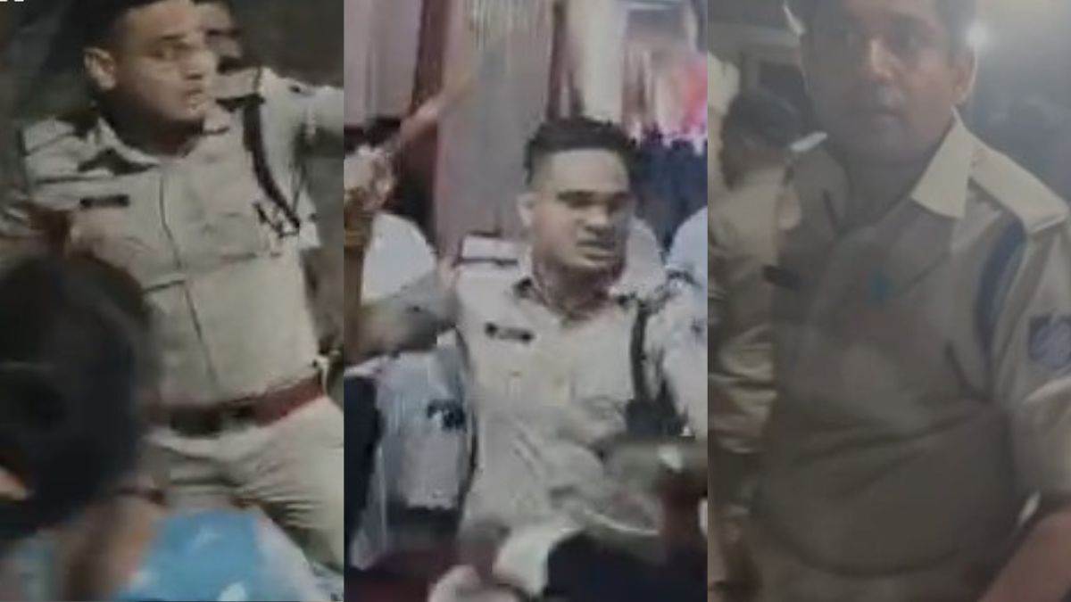 कटनी में देर से बरातियों के पहुंचने पर बवाल, पुलिस पर किया पथराव, जमकर चलीं लाठियां, वीडियो वायरल