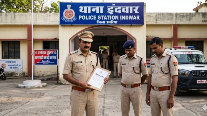 MP में पुलिस को धौंस दिखाकर थाने से फरार हुआ आरोपी, तीन पुलिस अधिकारी सस्पेंड
