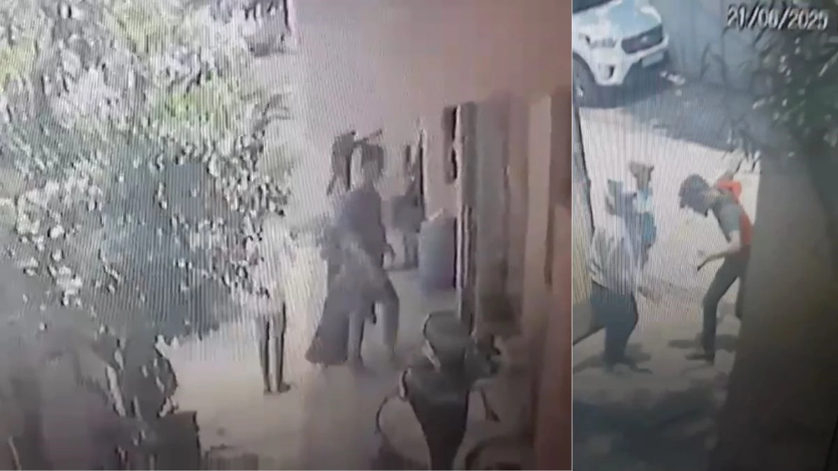 रायपुर में पति ने पत्नी पर हंसिए से किया जानलेवा हमला, दुधमुंहे बच्चे को भी आई चोटें; CCTV में कैद हुई वारदात