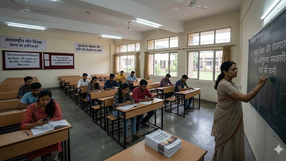 आखिर क्यों योग कोर्सेज से दूरी बना रहे हैं मध्य प्रदेश के छात्र; सिमटता जा रहा भविष्य, आंकड़े हैं चौंकाने वाले