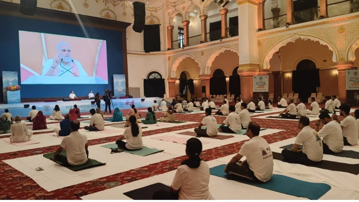 अंतरराष्ट्रीय योग दिवस: भोपाल के कुशाभाऊ ठाकरे कन्वेंशन सेंटर में आयोजन, प्रधानमंत्री मोदी का होगा ऑनलाइन संबोधन