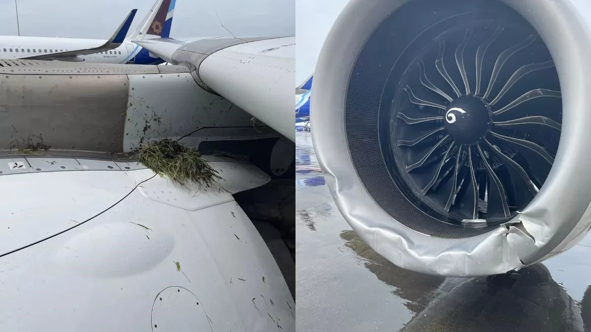 मुंबई में लैंडिंग के दौरान रनवे पर फिसला Air India का विमान, फटे तीनों टायर