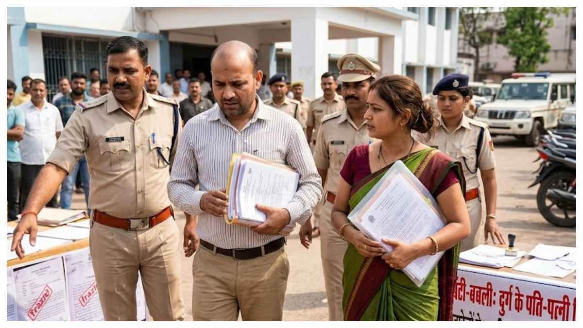 दुर्ग के पति-पत्नी निकले 'बंटी और बबली'! फर्जी कागजों से एक ही जमीन कई बार बेची FIR