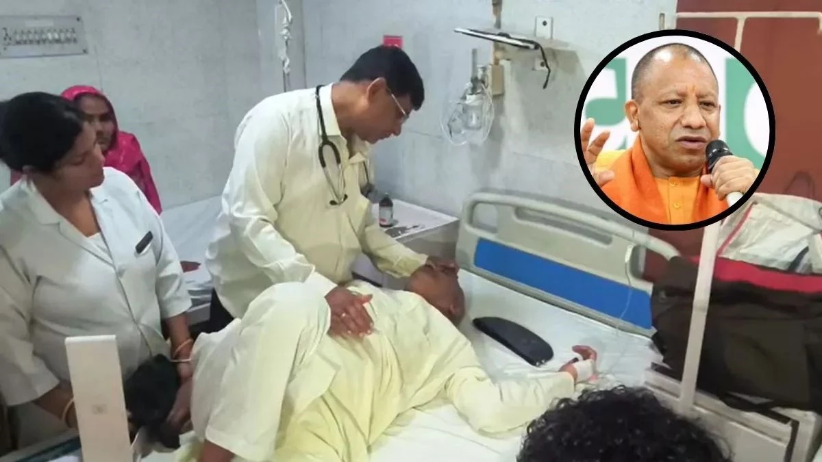सीएम योगी के जनता दरबार में जहर खाकर पहुंचा रिटायर्ड फौजी, BJP विधायक पर लगाया सरकार गिराने का आरोप