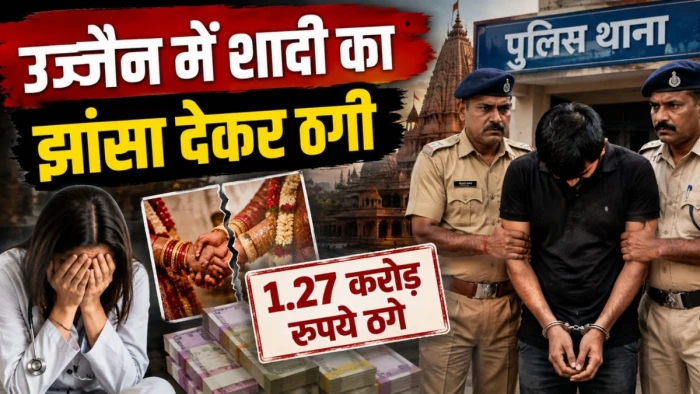 उज्जैन में शादी का झांसा देकर डॉक्टर की बेटी से 1.27 करोड़ रुपये ठगने वाला गिरफ्तार, ऑटो से शुरू हुआ 'प्यार का नाटक'