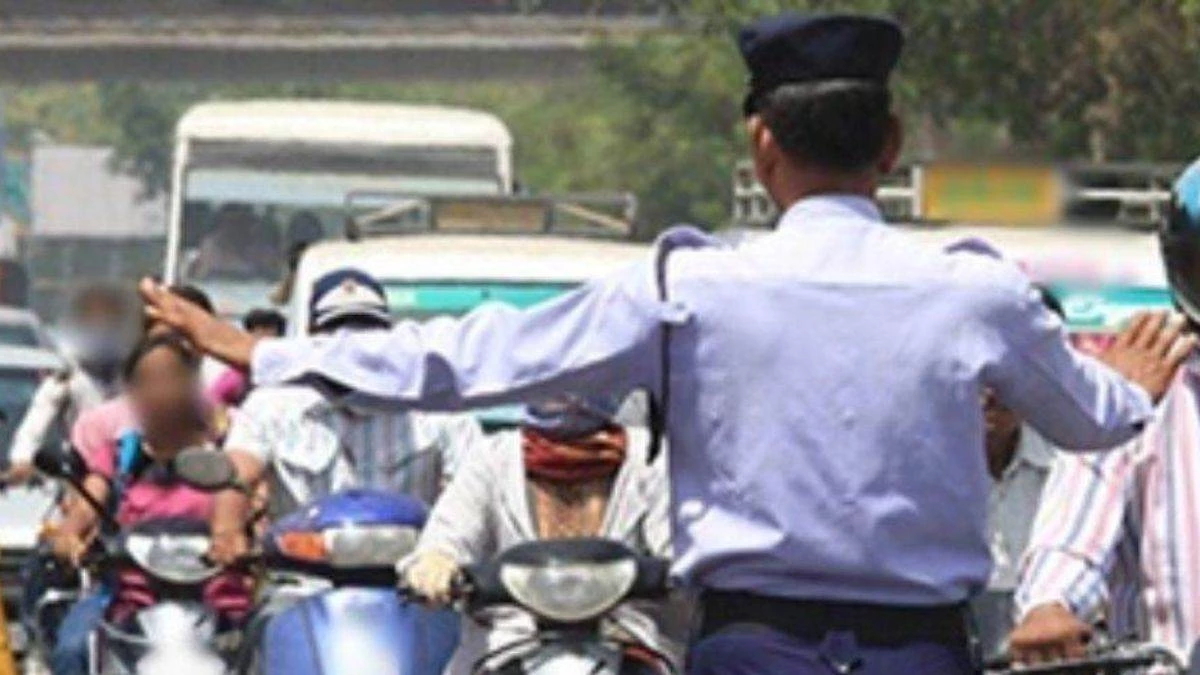 इंदौर में ट्रैफिक सिस्टम सुधारने के लिए नहीं मिले पुलिस टीआई और सिपाही