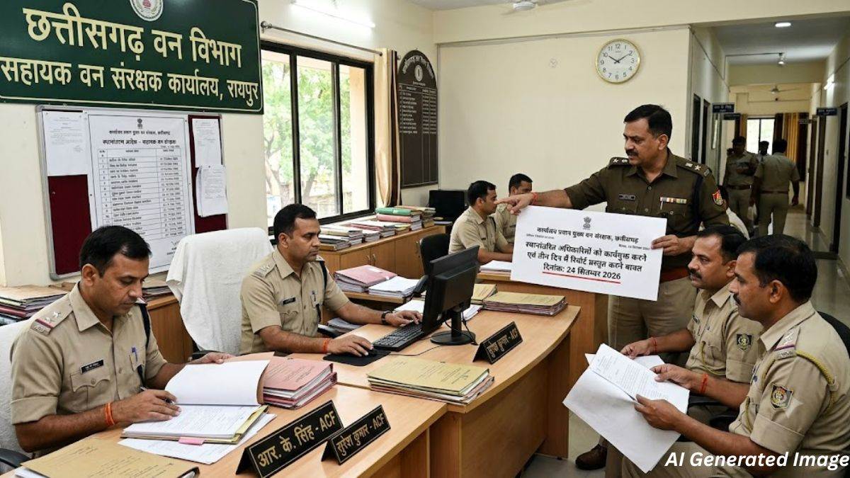 रायपुर में वन विभाग में सहायक वन संरक्षकों के तबादले के बावजूद कई अफसरों ने नहीं छोड़ा दफ्तर, तीन दिन में रिपोर्ट देने के निर्देश