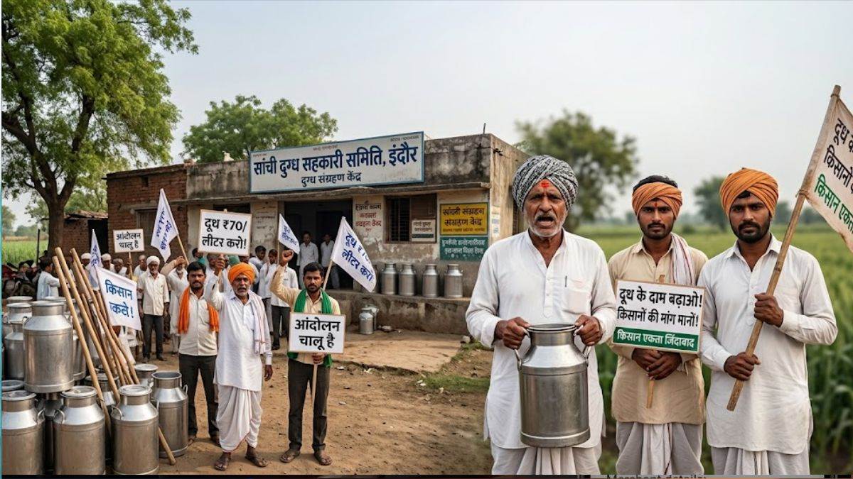 दूध के दाम बढ़ाने की मांग पर किसान आंदोलन तेज, आज सांची डिपो घेरेंगे दूध उत्पादक; ये हैं मांगें