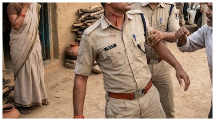 खाकी पर जानलेवा हमला... पत्नी की पिटाई रोक रहे डायल-112 के कॉन्स्टेबल को पीटा, सीतापुर में आरोपी पर FIR
