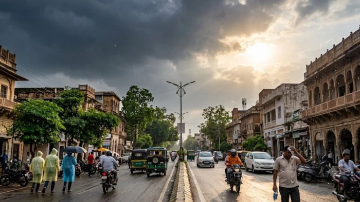 Gwalior Weather Update: 3 दिन में 2.9 डिग्री सेल्सियस गिरा रात का तापमान, लेकिन दिन की धूप छुड़ा रही पसीने