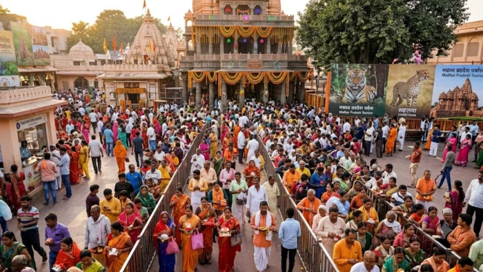 MP में 3 साल में दोगुने हुए सैलानी, 21.5 करोड़ के पार पहुंचा आंकड़ा; महाकाल और बागेश्वर धाम का दिखा जलवा