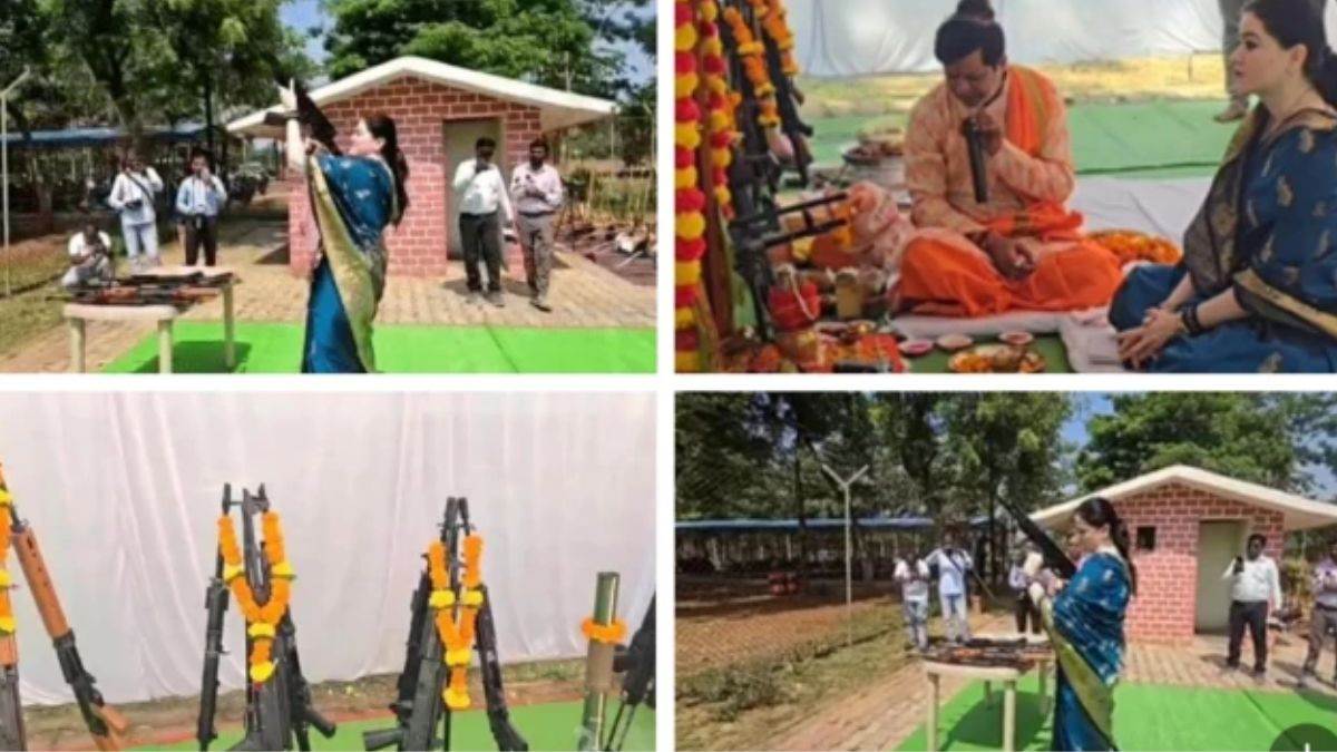 छत्तीसगढ़ में महिला IPS अधिकारी का दशहरा पूजा के दौरान AK-47 से फायरिंग करने का वीडियो वायरल, डिप्टी सीएम बोले- सरकार संज्ञान लेगी