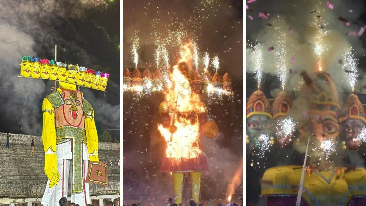 Ravan Dahan in CG: रायपुर के रावणभाठा से बस्तर की वादियों तक! छत्तीसगढ़ में धूमधाम से मनाया गया दशहरा