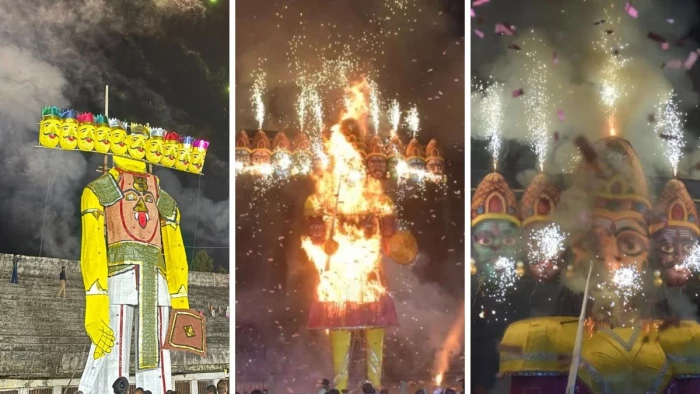 Ravan Dahan in CG: रायपुर के रावणभाठा से बस्तर की वादियों तक! छत्तीसगढ़ में धूमधाम से मनाया गया दशहरा