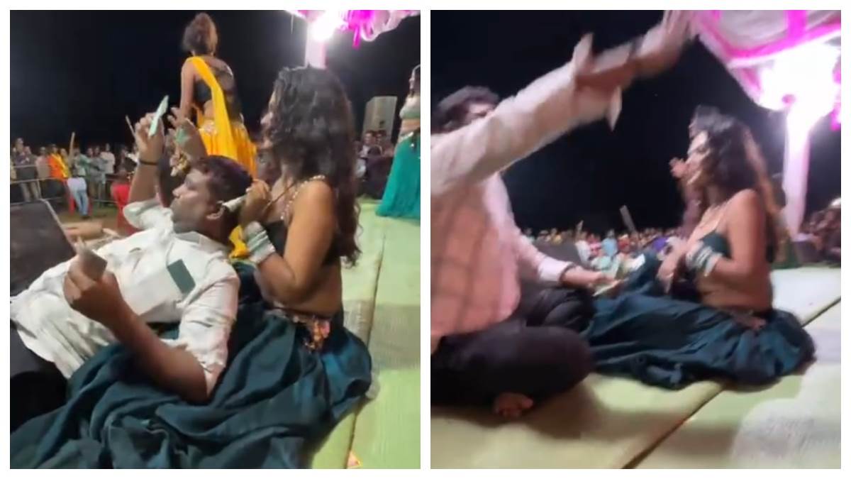 जशपुरनगर में मंच पर डांसर के साथ उप सरपंच की आपत्तिजनक हरकत, वीडियो वायरल होने पर दी सफाई, कहा- AI से बनी है क्लिप