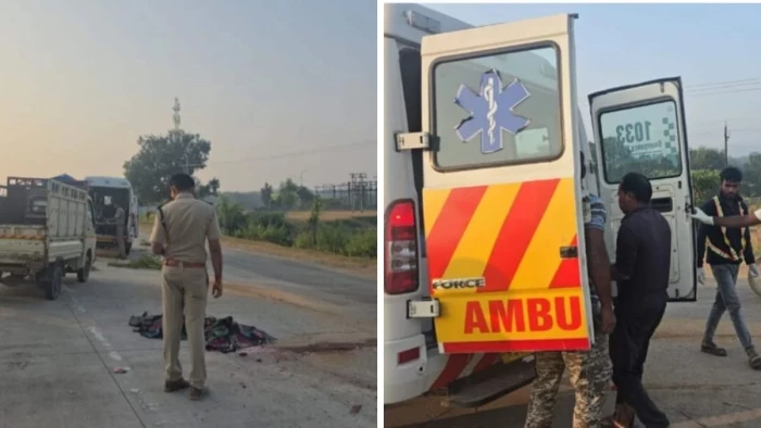 दशहरा मेला देखकर लौट रहे दो किशोरों की सड़क हादसे में मौत, अंबिकापुर-सीतापुर हाईवे पर ट्रेलर ने मोपेड को रौंदा