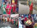 Chhath Puja 2020 in MP Images: मध्य प्रदेश में उदय होते सूर्य को अर्घ्य देकर हुआ छठ महापर्व का समापन
