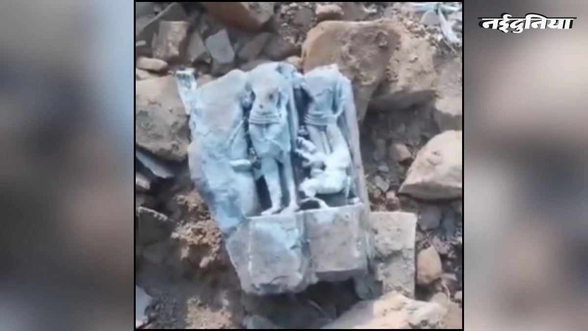 Sagar में मस्जिद की खुदाई में निकली भगवान राम की मूर्ति, मचा बवाल, मौके पर पुलिस मौजूद