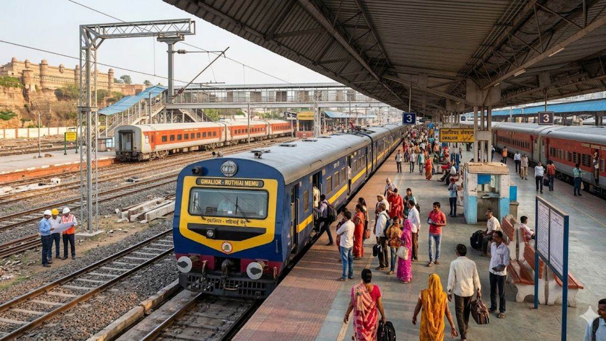 Indian Railway: ग्वालियर से रुठियाई के बीच चलेगी मेमू ट्रेन, शिवपुरी-गुना और बरौनी रूट पर स्पेशल ट्रेन से यात्रियों को राहत