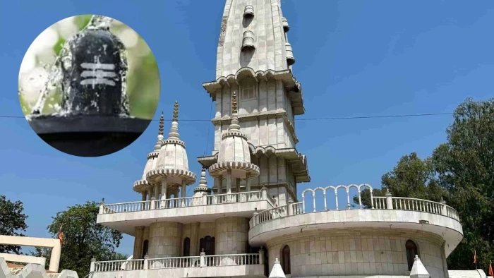 मेरठ के ऐतिहासिक औघड़नाथ मंदिर में शिवलिंग पर चढ़ाए गए जल से बुझ रही धरती की प्यास