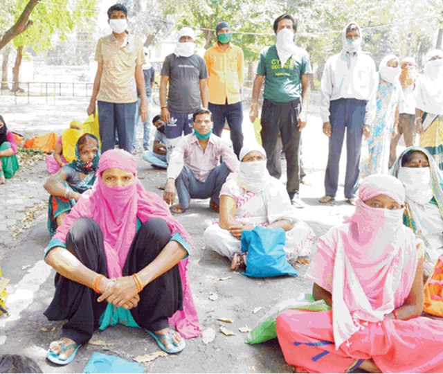 पात्रता पर्ची नहीं होने से जबलपुर में कई लोगों को नहीं मिला राशन