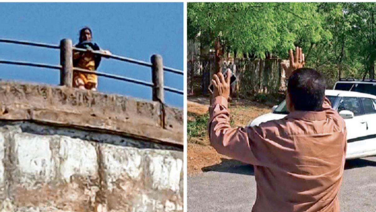 ग्वालियर में कलेक्ट्रेट की टंकी पर पेट्रोल लेकर पहुंची महिला, बोली- अभी जान दे दूंगी, कलेक्टर बुलाओ या एसपी