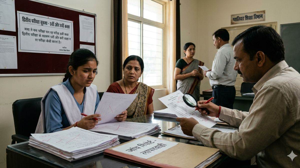 ग्वालियर: कॉपी जांचने में गलती करने वाले 56 शिक्षकों पर बड़ी कार्रवाई, फेल हुए छात्रों की फिर होगी परीक्षा