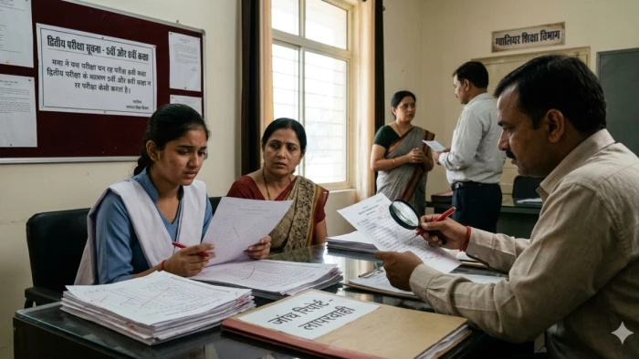 ग्वालियर: कॉपी जांचने में गलती करने वाले 56 शिक्षकों पर बड़ी कार्रवाई, फेल हुए छात्रों की फिर होगी परीक्षा