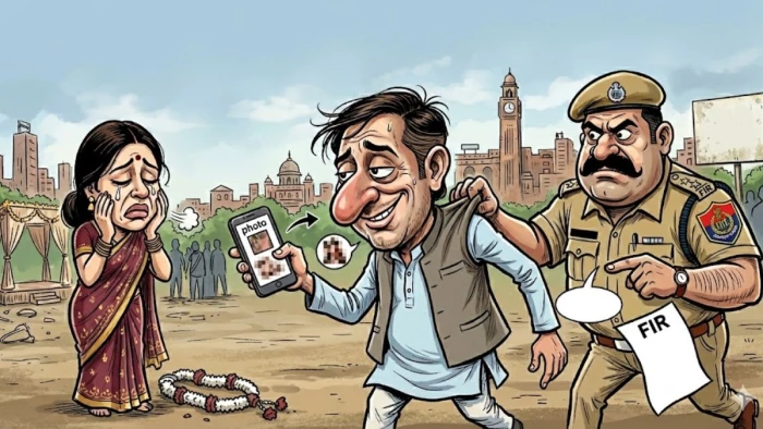 जिस दिन आनी थी बारात उसी दिन युवती स्वजन के साथ पहुंची थाने, शादी का झांसा देकर दुष्कर्म, तस्वीरें मिलने की बात कह तोड़ा रिश्ता