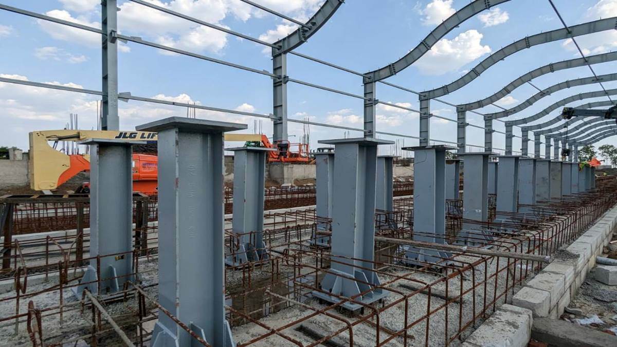 Track Supporting Column Metro In Indore: निरीक्षण यार्ड में लगाए जा रहे 128 ट्रैक सपोर्टिंग ...