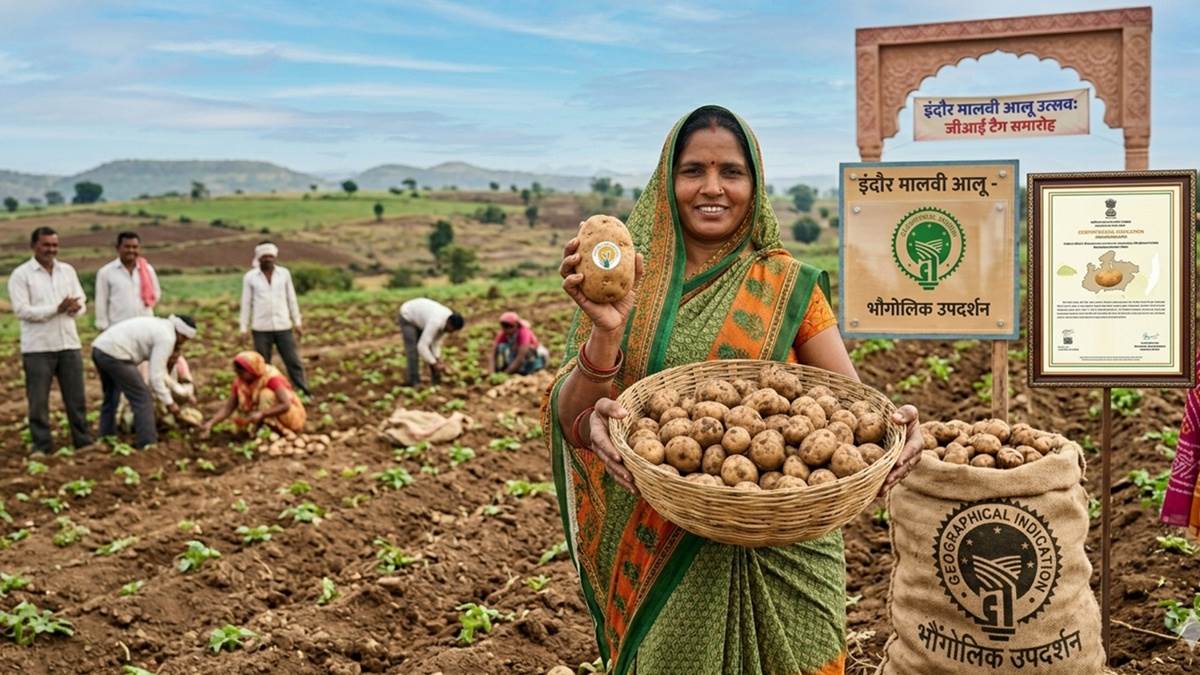 इंदौर मालवी आलू को मिला जीआई टैग, रबी के मौसम में सबसे ज्यादा बोया जाता है
