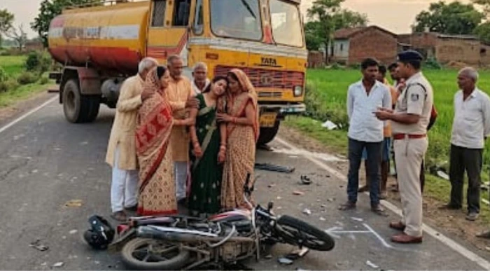जबलपुर के कटंगी में टैंकर ने कुचला, शादी की खुशियां मातम में बदलीं, बहन की डोली से पहले उठी भाई की अर्थी