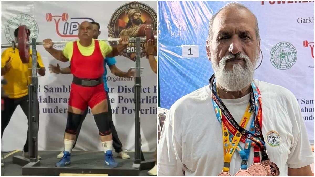जिस उम्र में लोग अपना वजन नहीं उठा पाते, उसमें सुरेंद्र सिंह ने 430 किग्रा भार उठा जीते चार गोल्ड मेडल