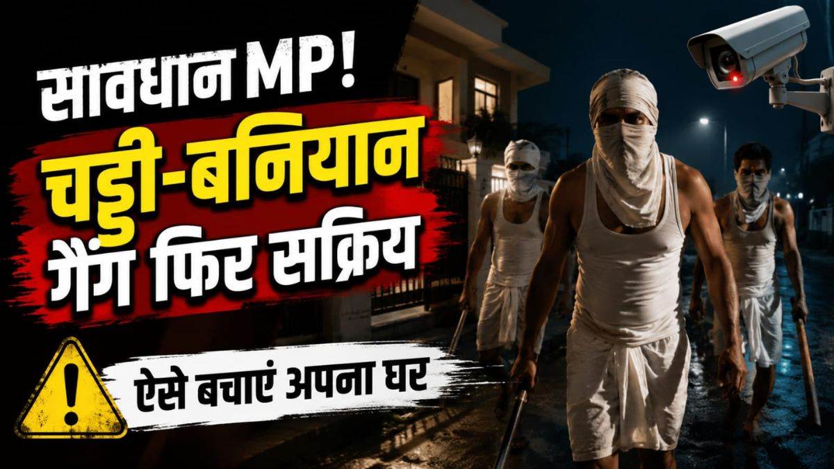 सावधान MP! 'चड्डी-बनियान गैंग' फिर आ गया... रात में तेल लगाकर आते हैं हथियारबंद बदमाश, ऐसे बचाएं अपना घर